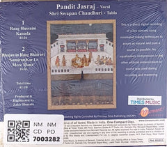 Pandit Jasraj, Shri Swapan Chaudhuri - Raag Hussaini Kanada / Bhajan in Raag Bhairavi 'Sumiran Kar Le Mere Mana' (CD)