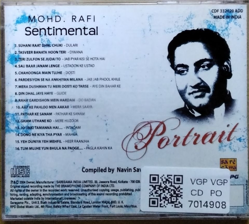 Mohd. Rafi - Portrait Sentimental (CD)