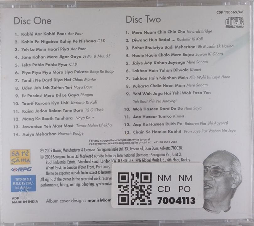 O P Nayyar - The Magic of O P Nayyar (CD) (2)