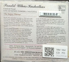 Pandit Ulhas Kashalkar - The Jaipur Flavour - Live at Sunny Towers, Calcutta (CD)
