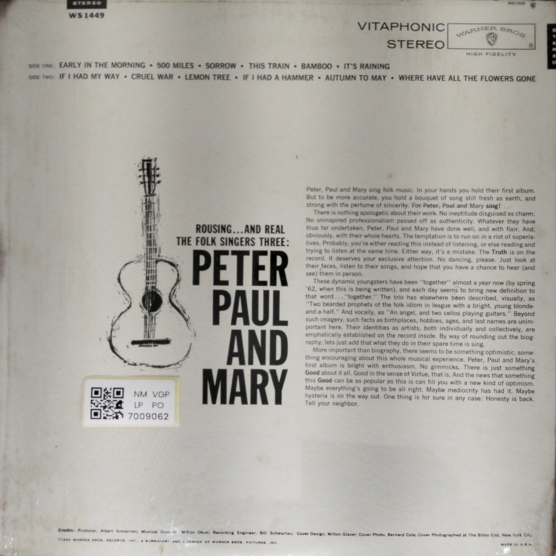Peter, Paul and Mary - Peter, Paul and Mary (Vinyl)