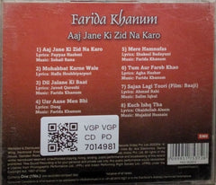 Farida Khanum - Aaj Jane Ki Zid Na Karo (CD)