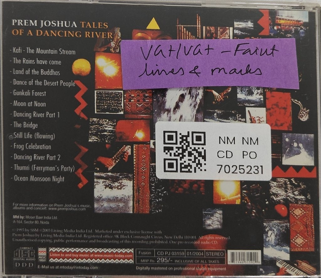 Prem Joshua - Tales of a Dancing River (CD)