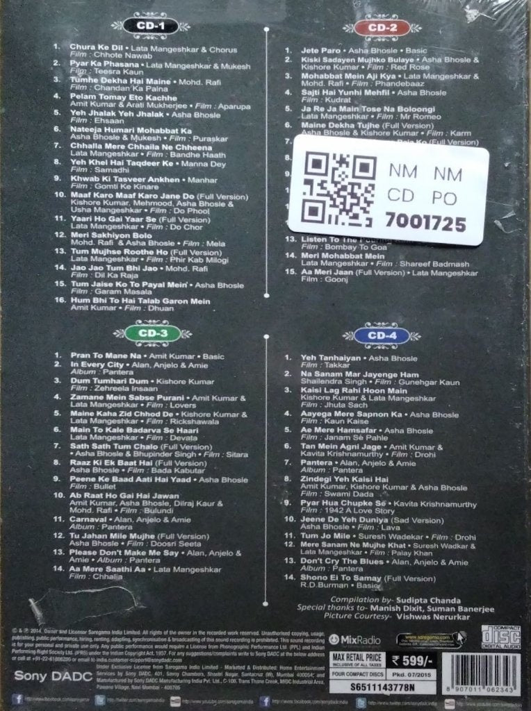 Rahul Dev Burman - Platinum Collection (CD)