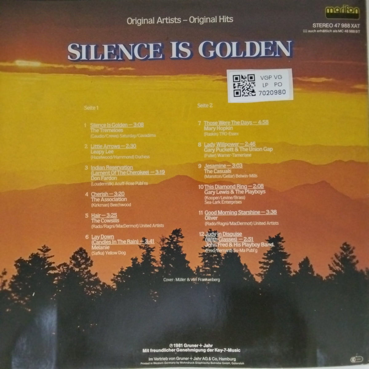 Various - Silence Is Golden (Vinyl)
