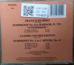 Franz Schubert, Ludwig van Beethoven - Symphony No. 8 "Unfinished"; Symphony No. 5 (CD)