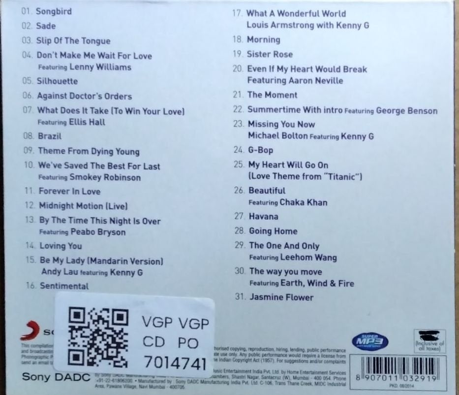Kenny G - The Very Best Of Kenny G (MP3 CD) (CD)