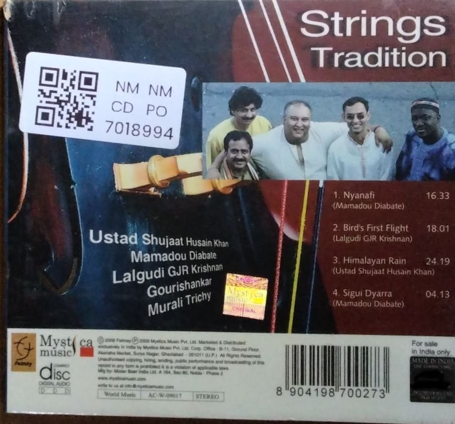 Ustad Shujaat Husain Khan, Mamadou Diabate, Lalgudi GJR Krishnan - Strings Tradition (CD)