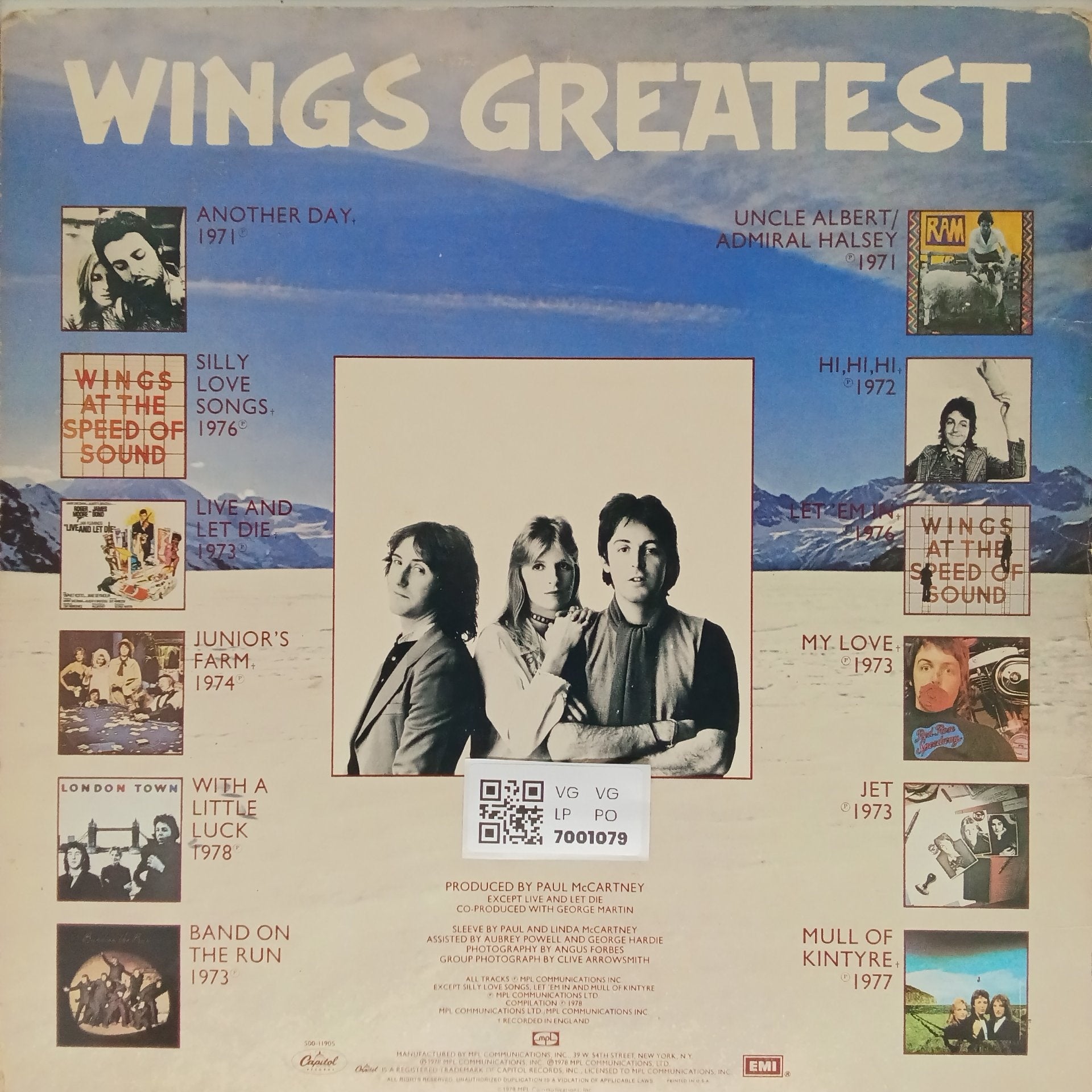 Wings - Wings Greatest (Vinyl)