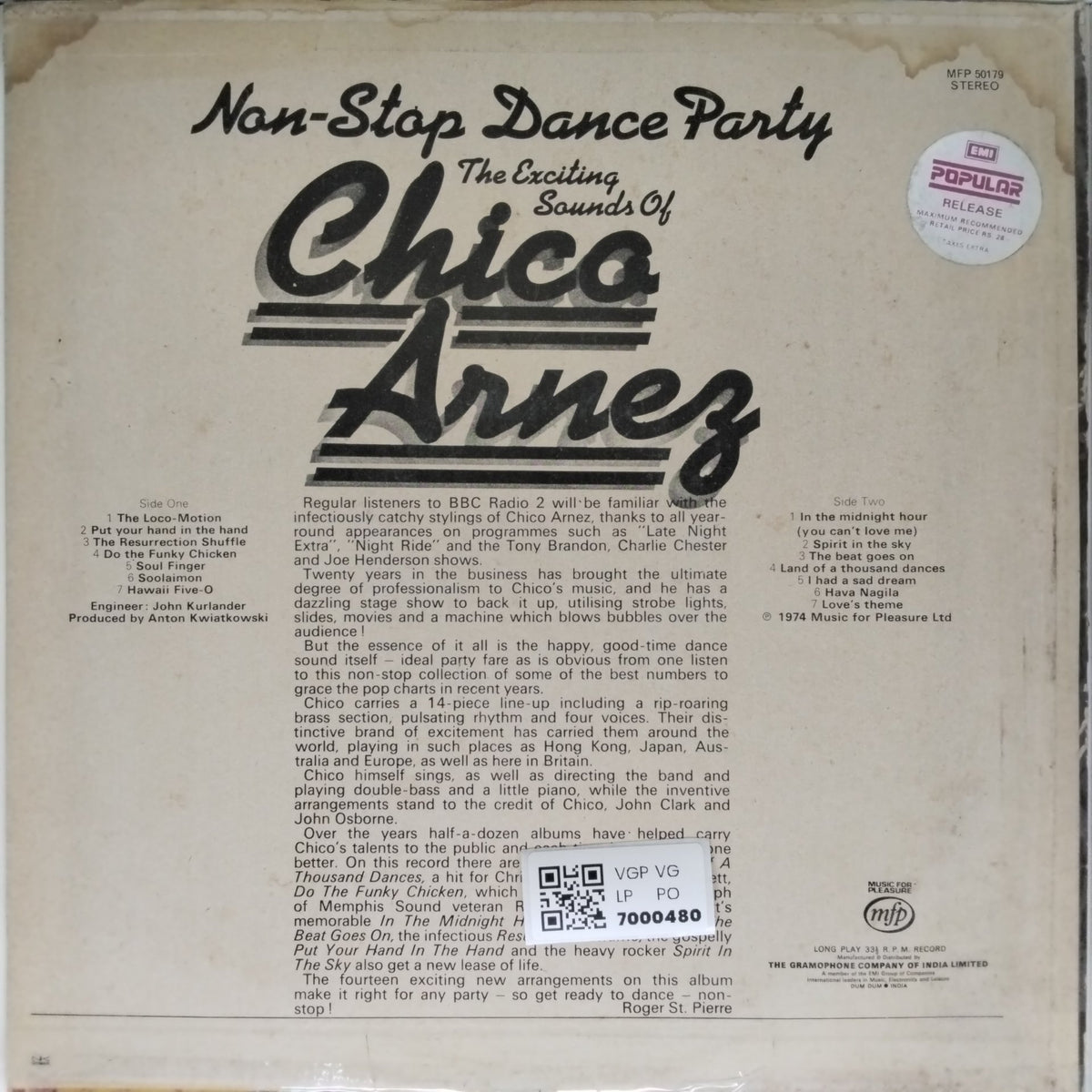 Chico Arnez - Non-Stop Dance Party (Vinyl)