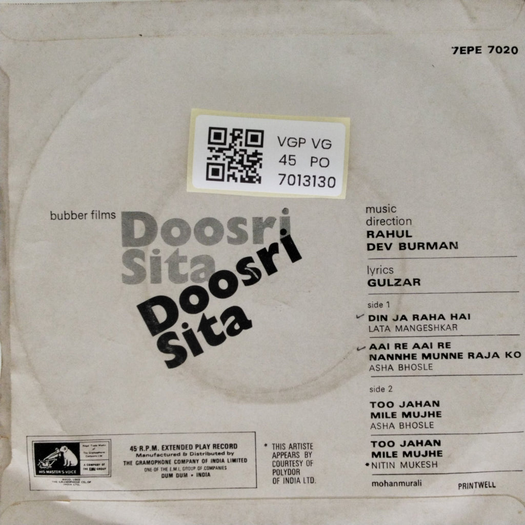 Rahul Dev Burman - Doosri Sita (45-RPM)