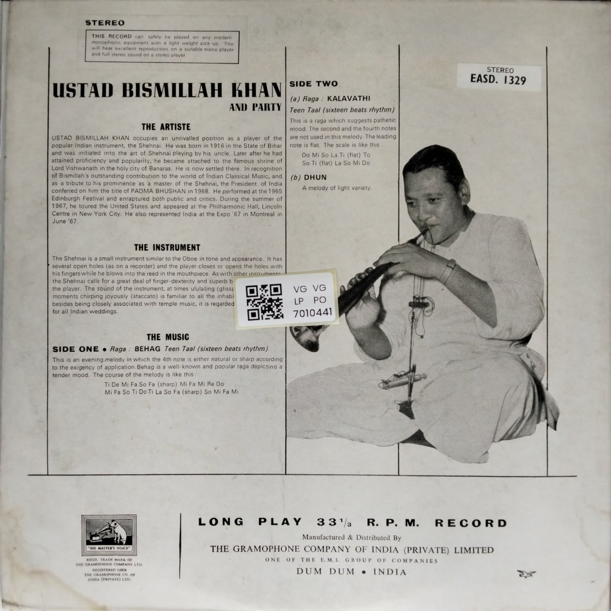 Bismillah Khan - Shehnai (Vinyl)