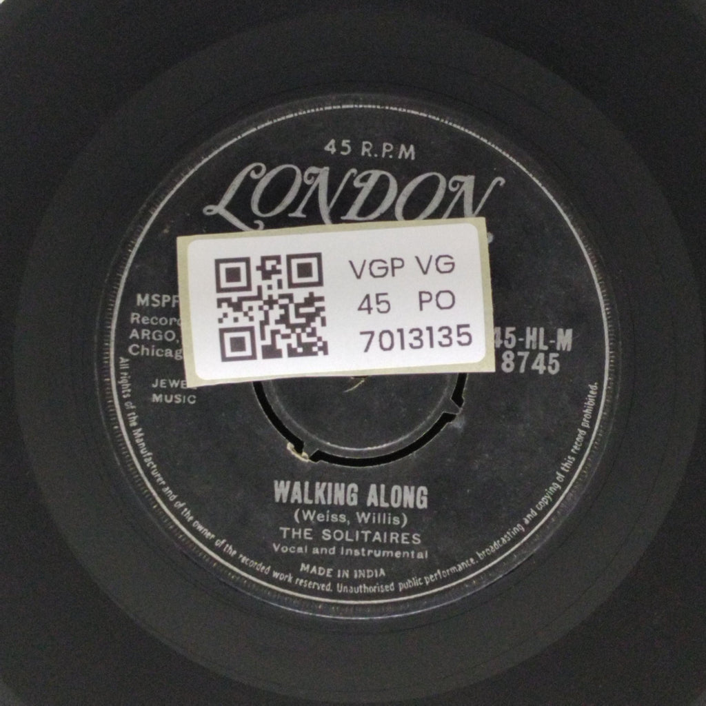 The Solitaires - Please Kiss This Letter (45-RPM)