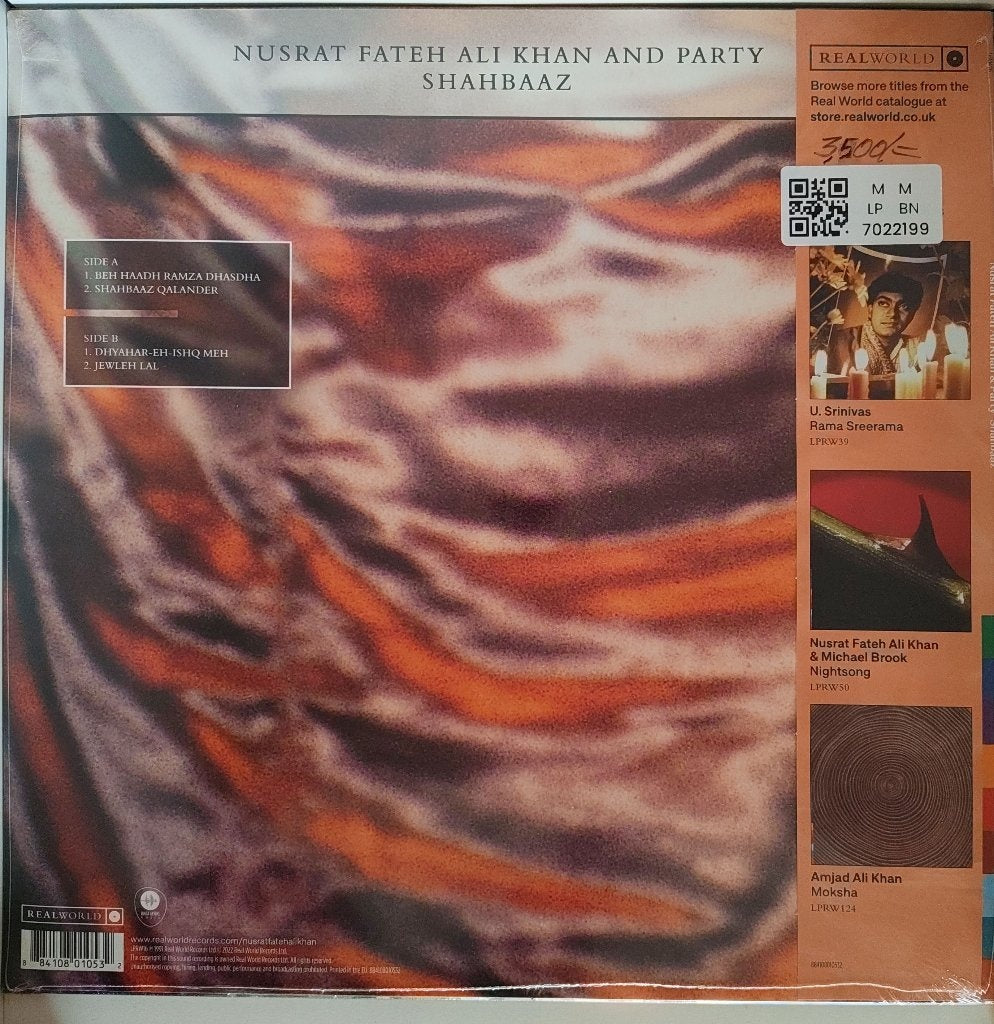 Nusrat Fateh Ali Khan & Party - Shahbaaz (Vinyl)