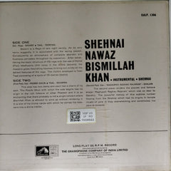 Bismillah Khan - Shehnai Nawaz Bismillah Khan (Vinyl)