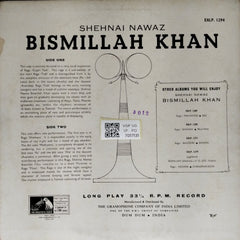Bismillah Khan - Shehnai Nawaz Bismillah Khan (Vinyl)