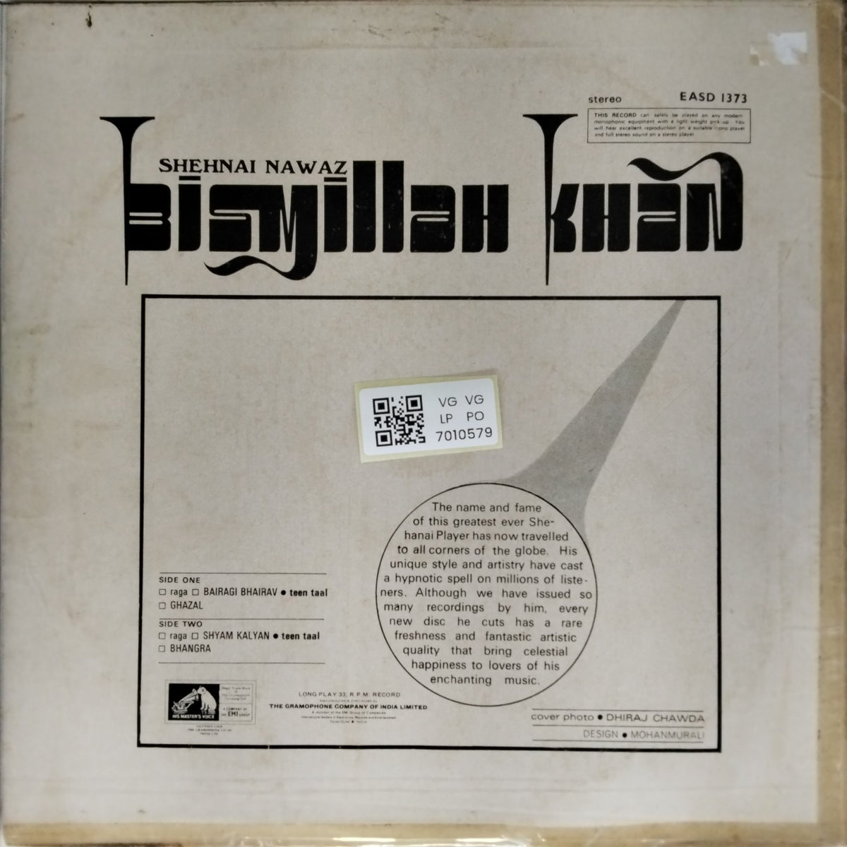 Bismillah Khan - Shehnai Nawaz (Vinyl)