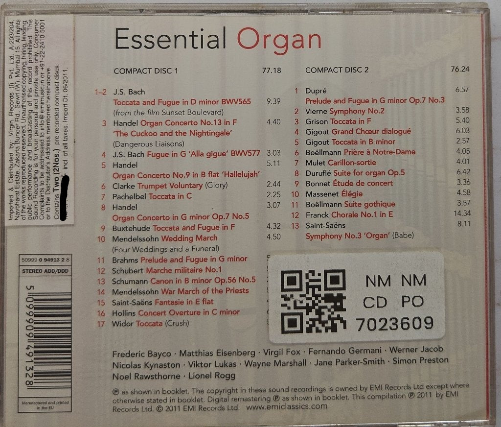 Various - Essential Organ (CD) (2)