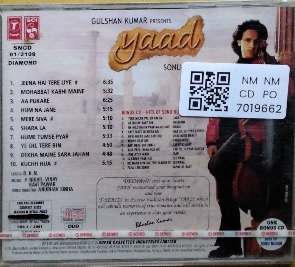 Nikhil-Vinay, Ravi Pawar - Yaad (CD)