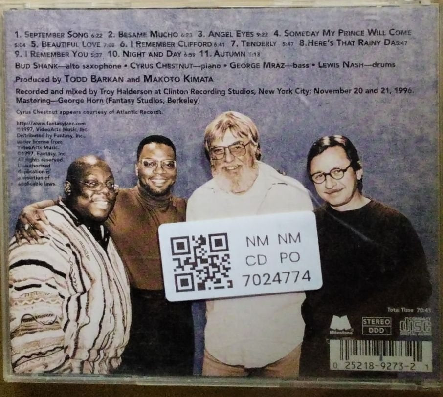 Bud Shank - By Request: Bud Shank Meets the Rhythm Section (CD)