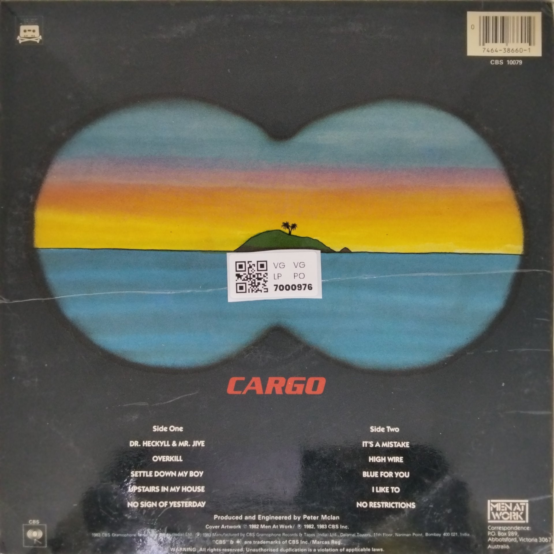 Men At Work - Cargo (Vinyl)