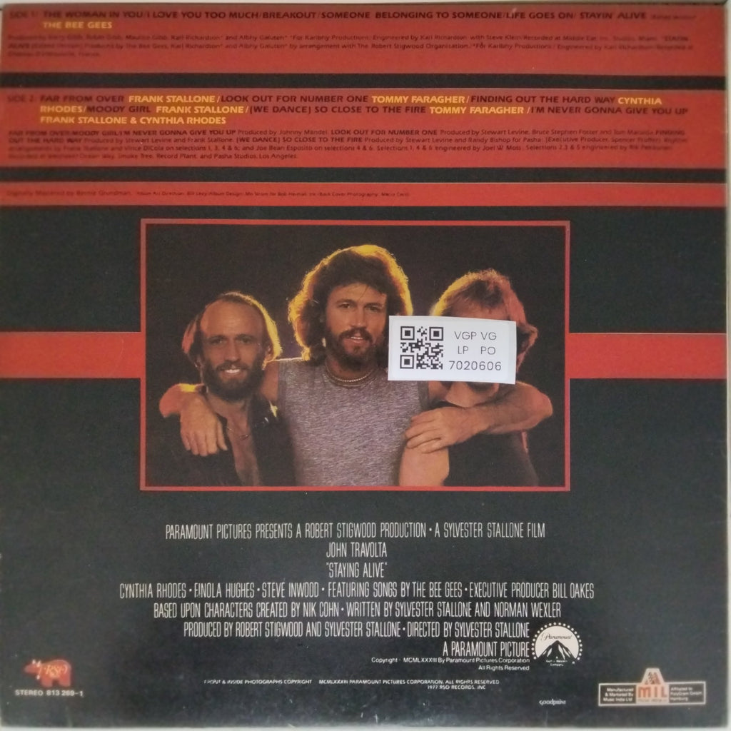 Bee Gees - Staying Alive (The Original Motion Picture Soundtrack) (Vinyl)