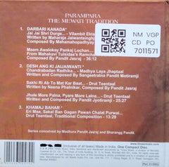 Pandit Jasraj - Parampara - The Mewati Tradition (CD)