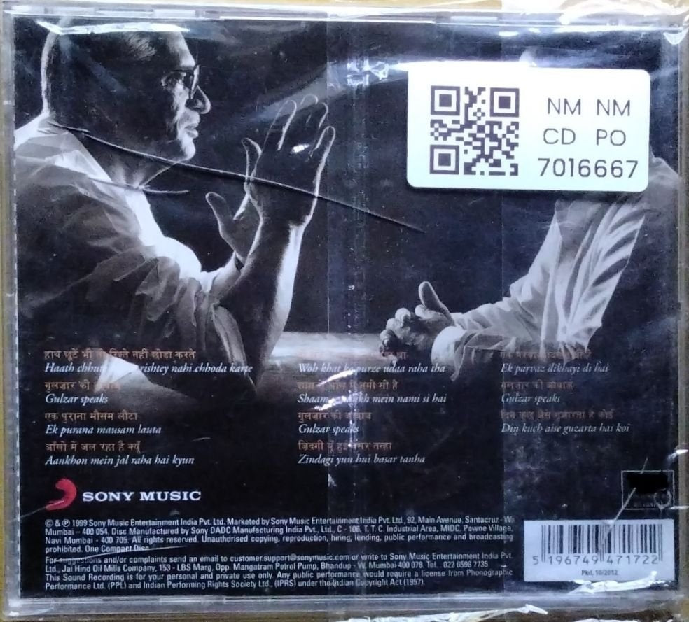 Jagjit Singh, Gulzar - Marasim (CD)