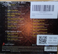 Amjad Ali Khan, Sultan Khan - Masters of Indian Classical (MP3 CD) (CD)