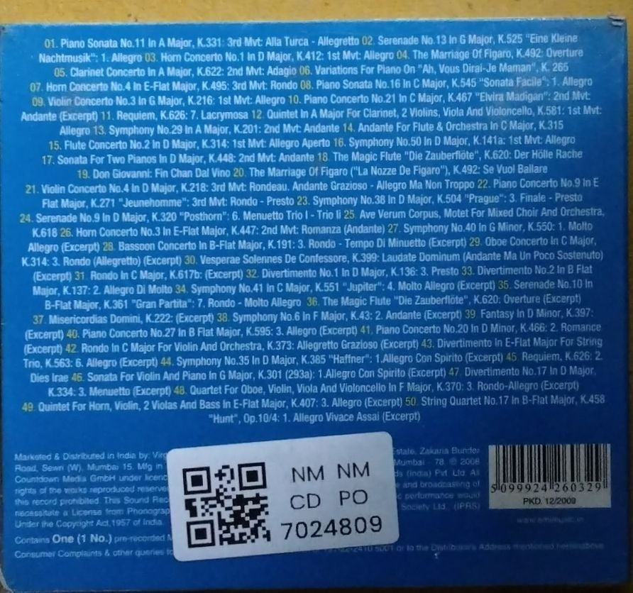 Mozart - 50 Best Loved Works (MP3 CD) (CD)