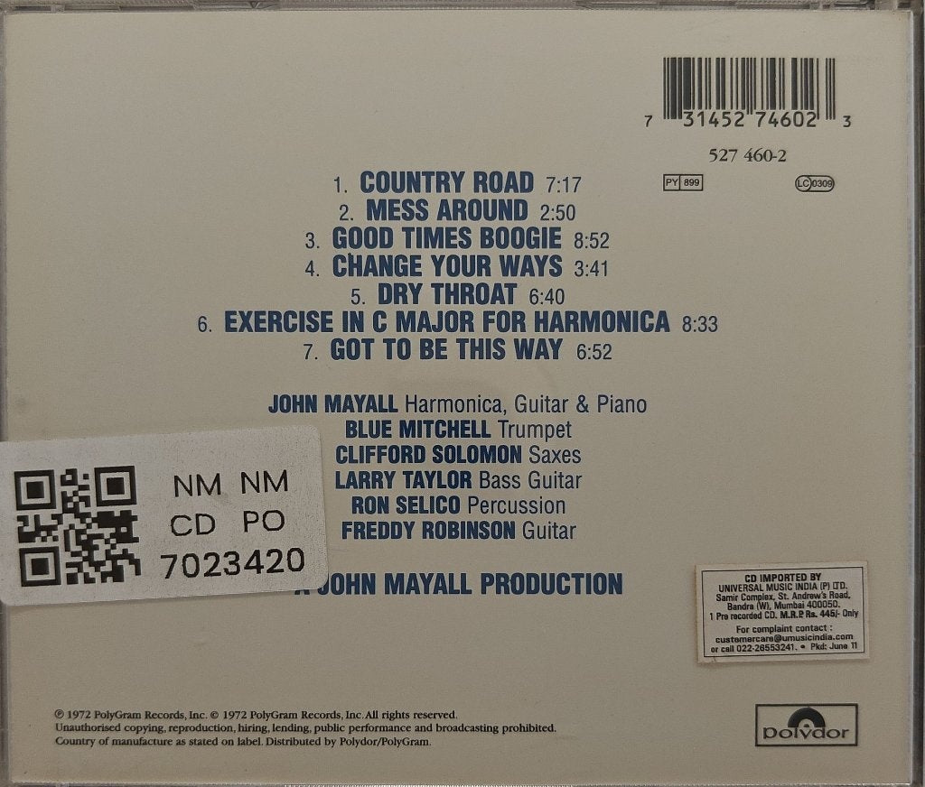 John Mayall - Jazz Blues Fusion (CD)
