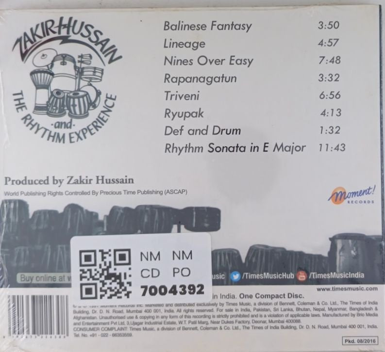 Zakir Hussain - The Rhythm Experience (CD)