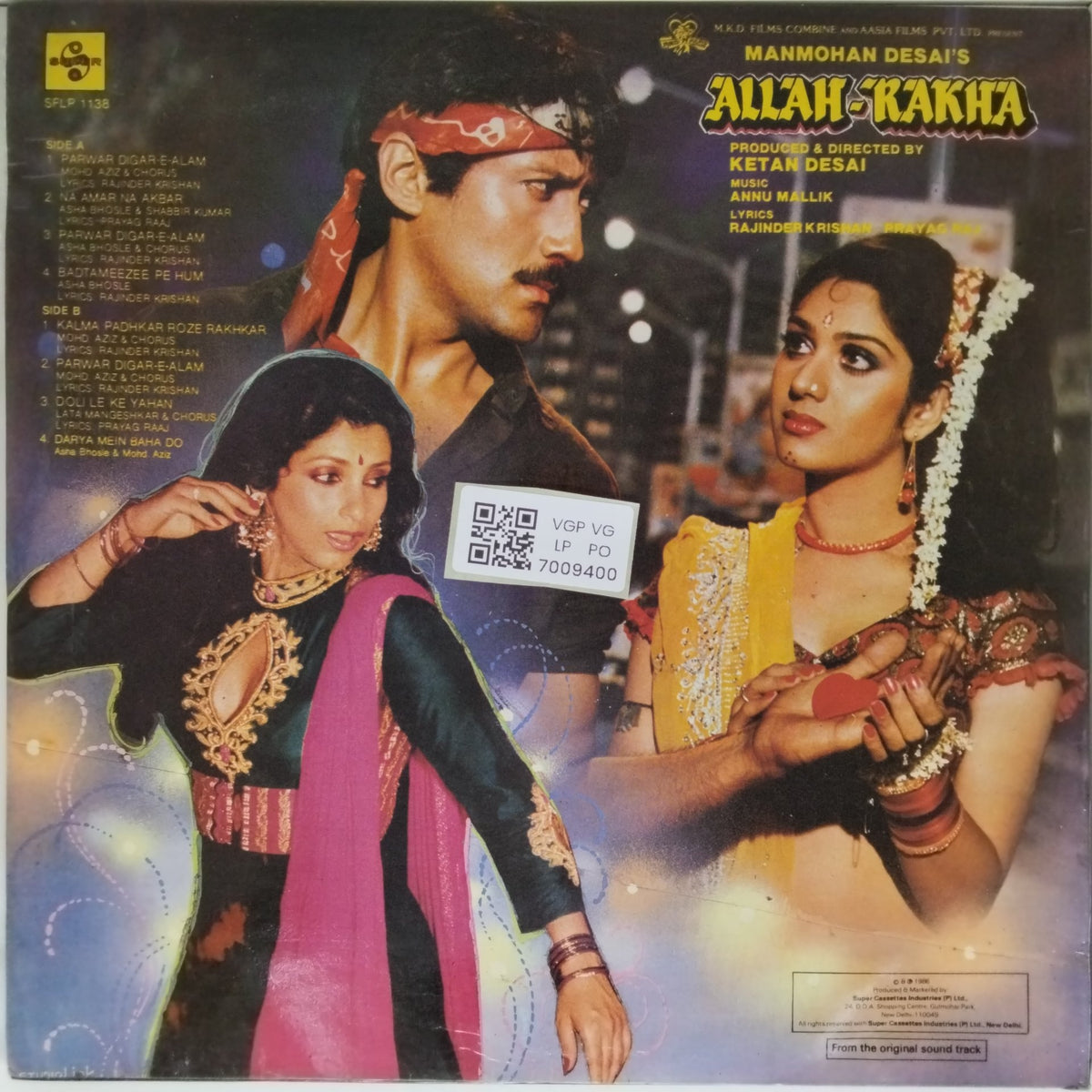 Annu Malik - Allah-Rakha (Vinyl)