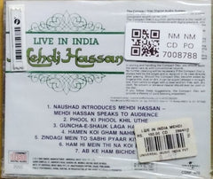 Mehdi Hassan - Live in India (CD)