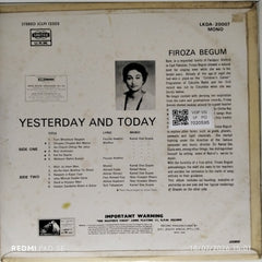 Feroza Begum - Yesterday & Today (Vinyl)