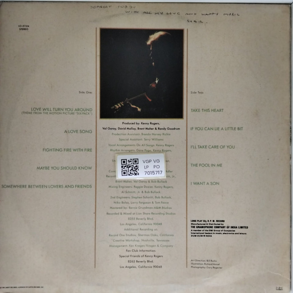 Kenny Rogers - Love Will Turn You Around (Vinyl)