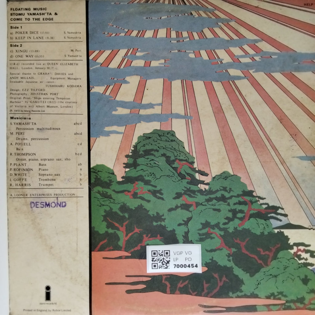 Stomu Yamash'ta - Floating Music & Come to the Edge (Vinyl)