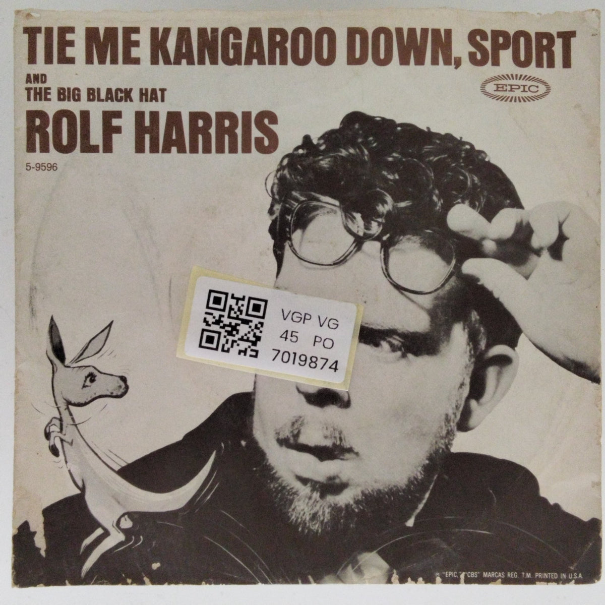 Rolf Harris - Tie Me Kangaroo Down, Sport (45-RPM)