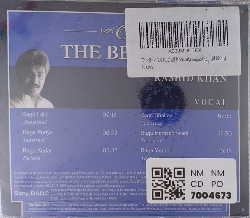 Rashid Khan - The Best of Rashid Khan (CD)