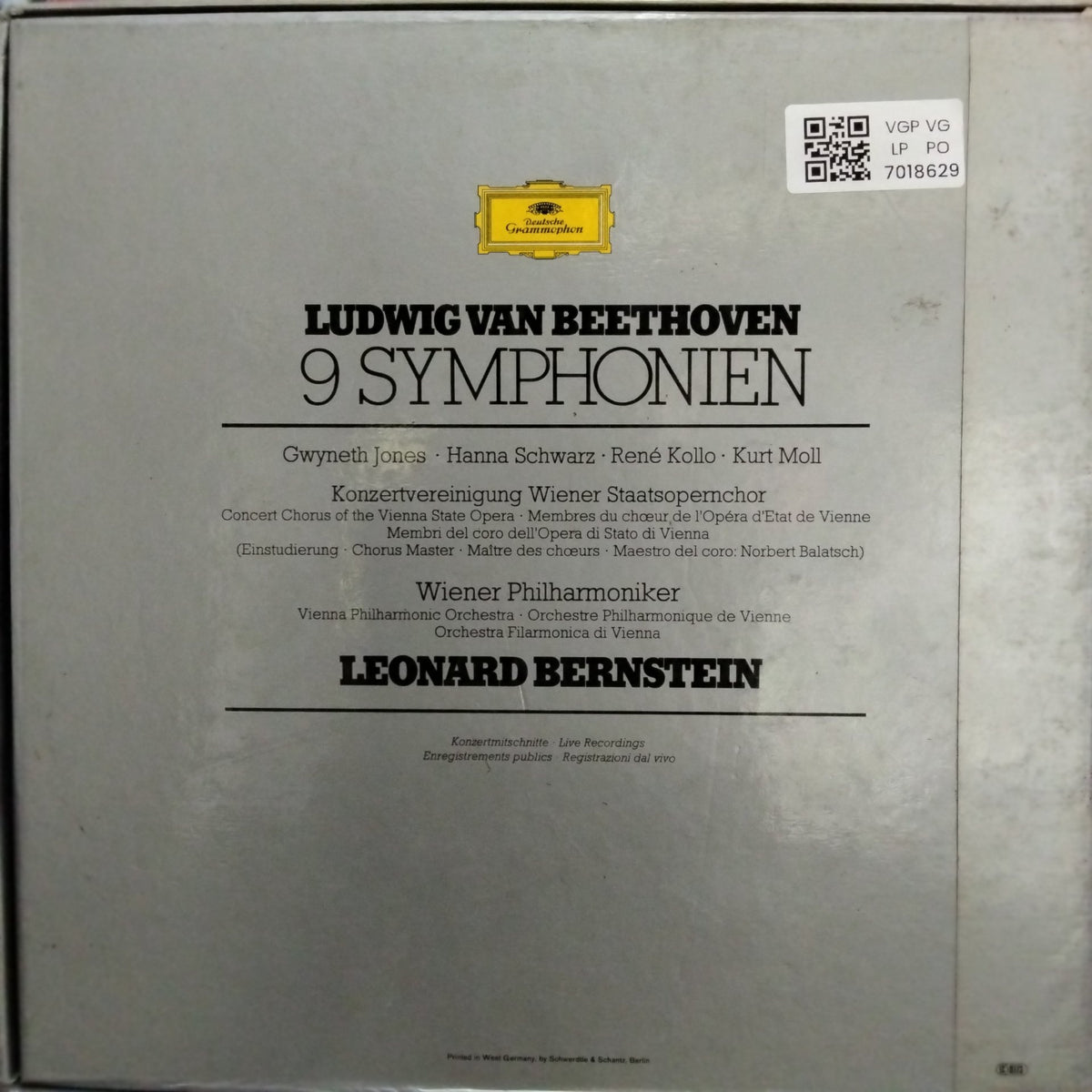 Leonard Bernstein - 9 Symphonien (Vinyl) (8)