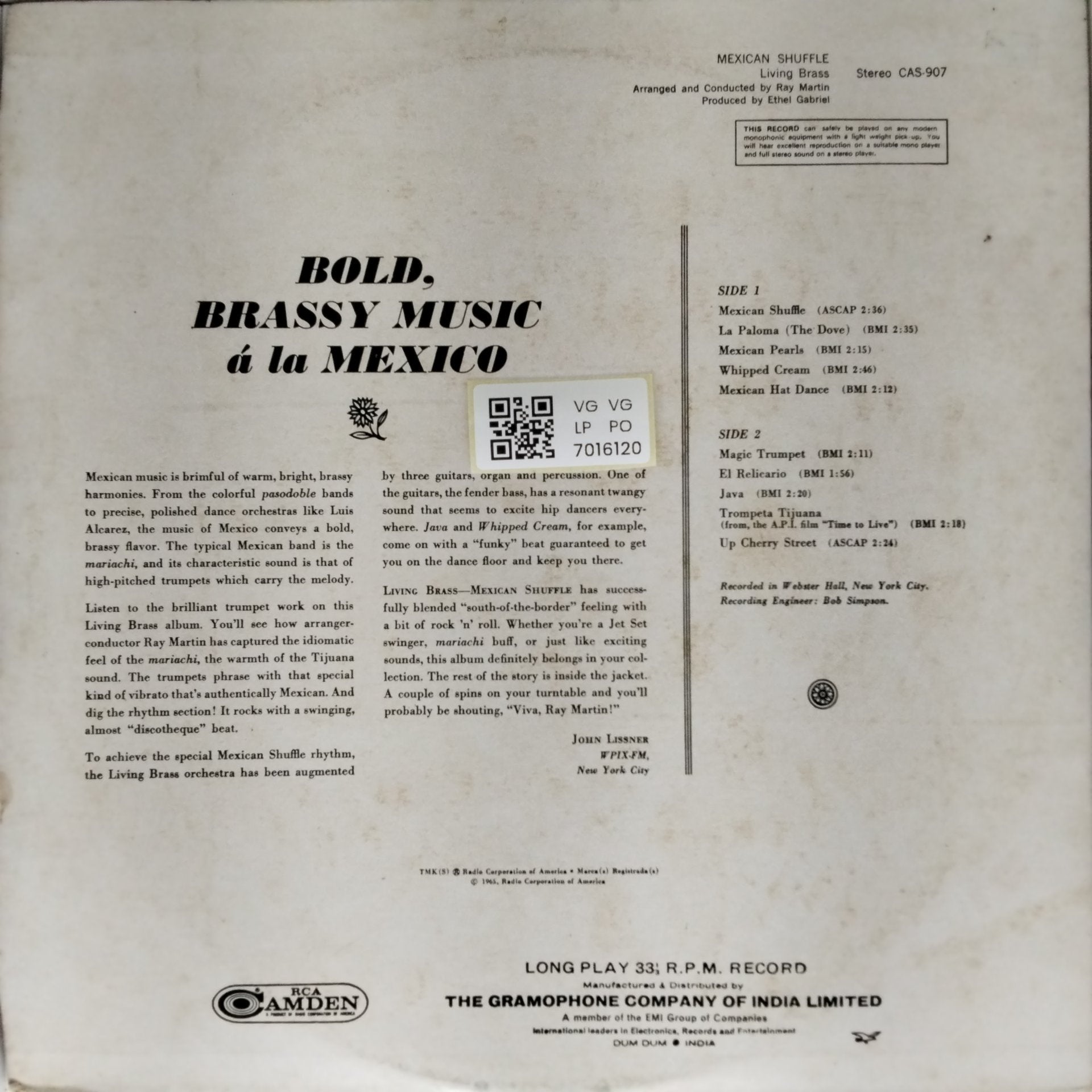 Living Brass - Mexican Shuffle (Vinyl)