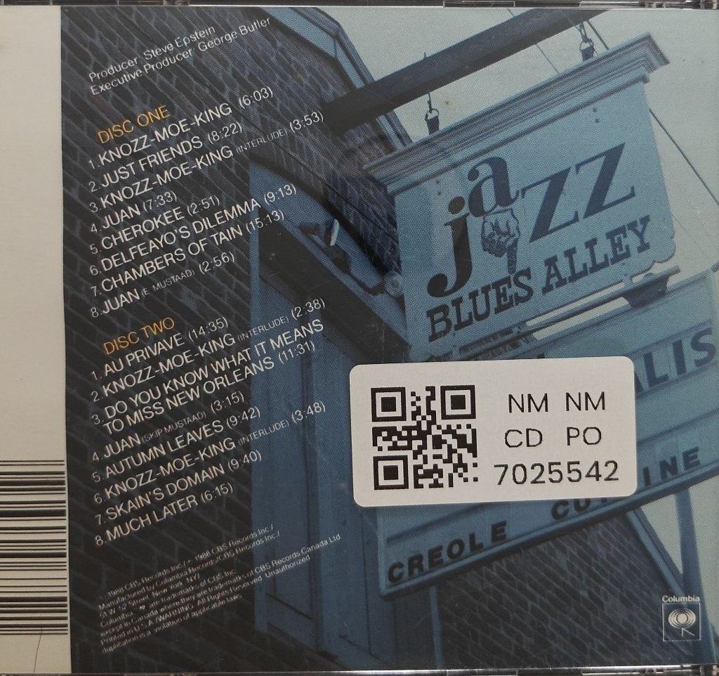 Wynton Marsalis - Live at Blues Alley (CD) (2)