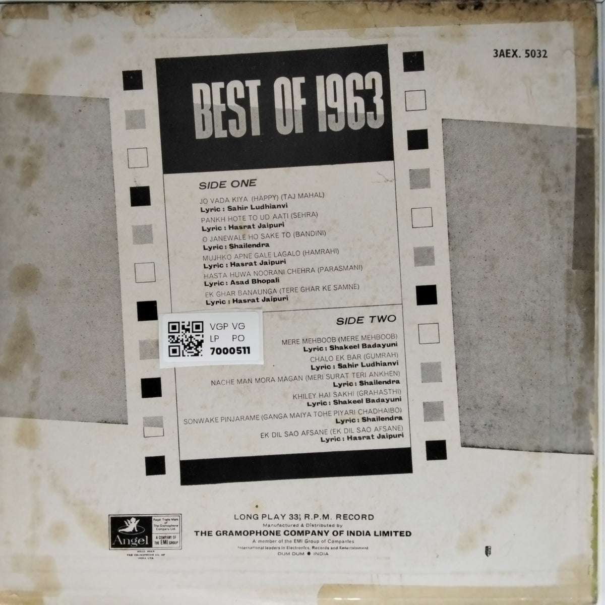 Various - Best of 1963 (Vinyl)