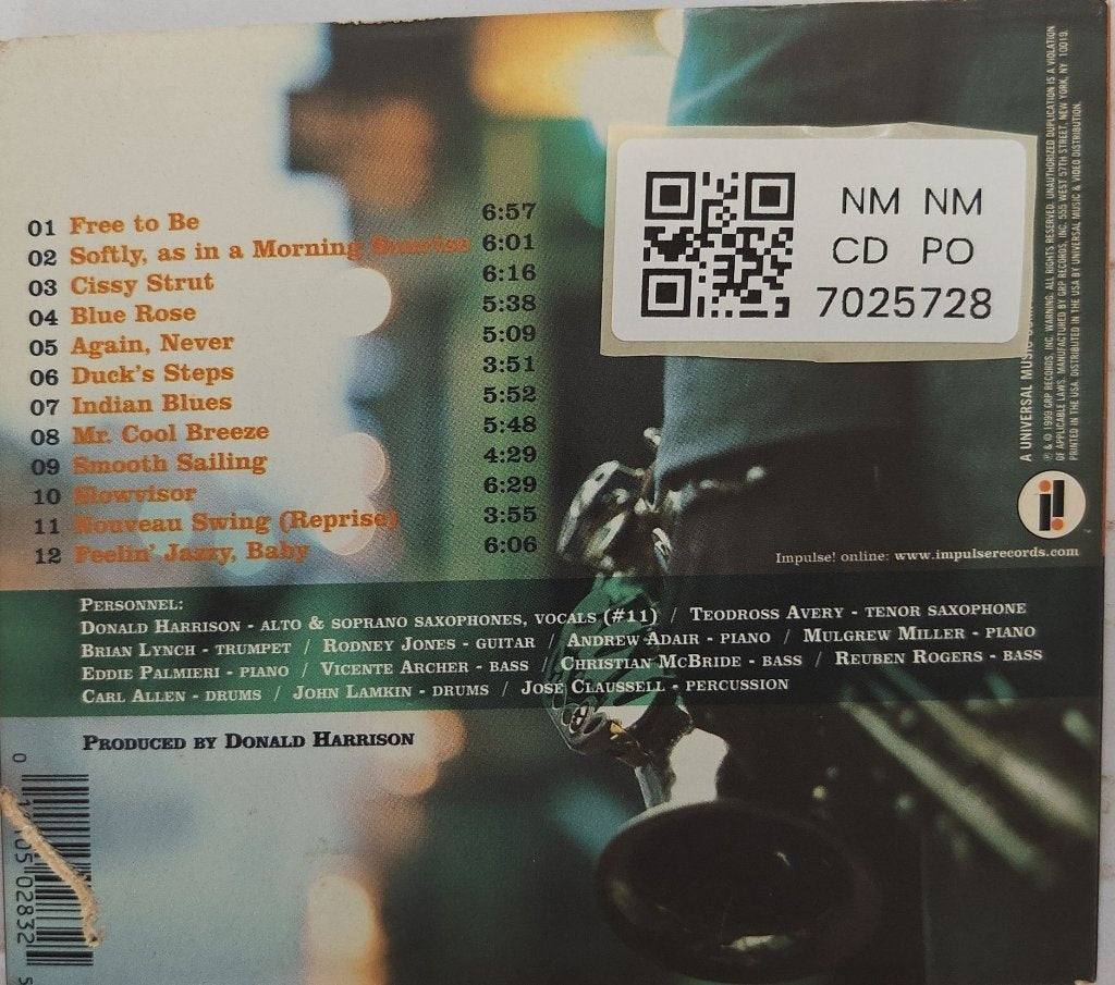 Donald Harrison - Free To Be (CD)