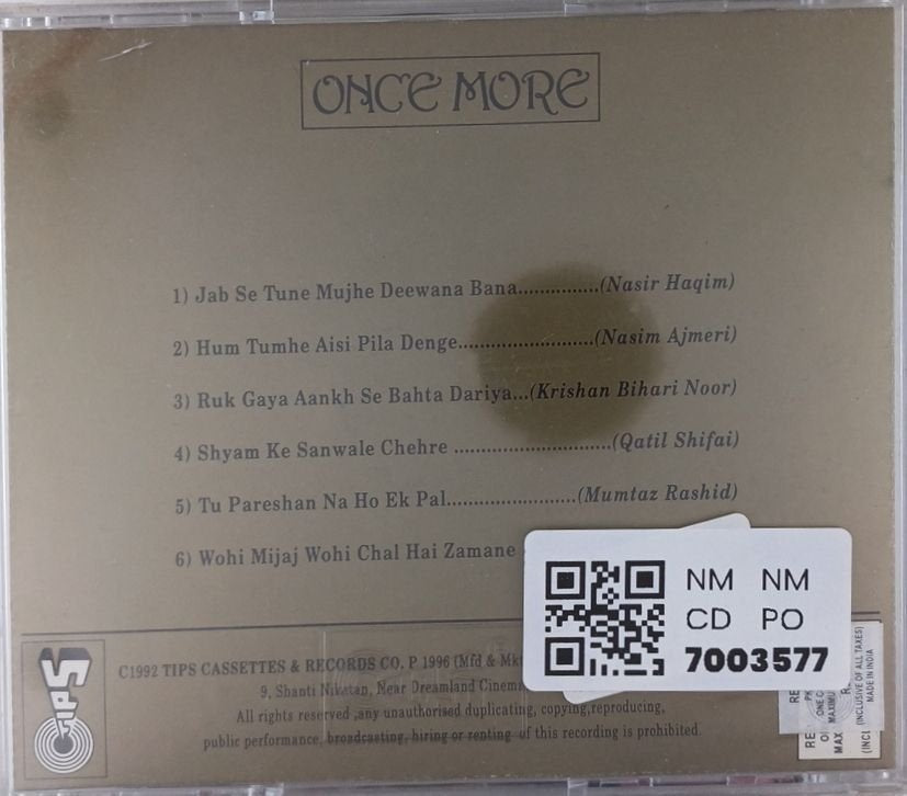 Ghulam Ali - Once More (CD)