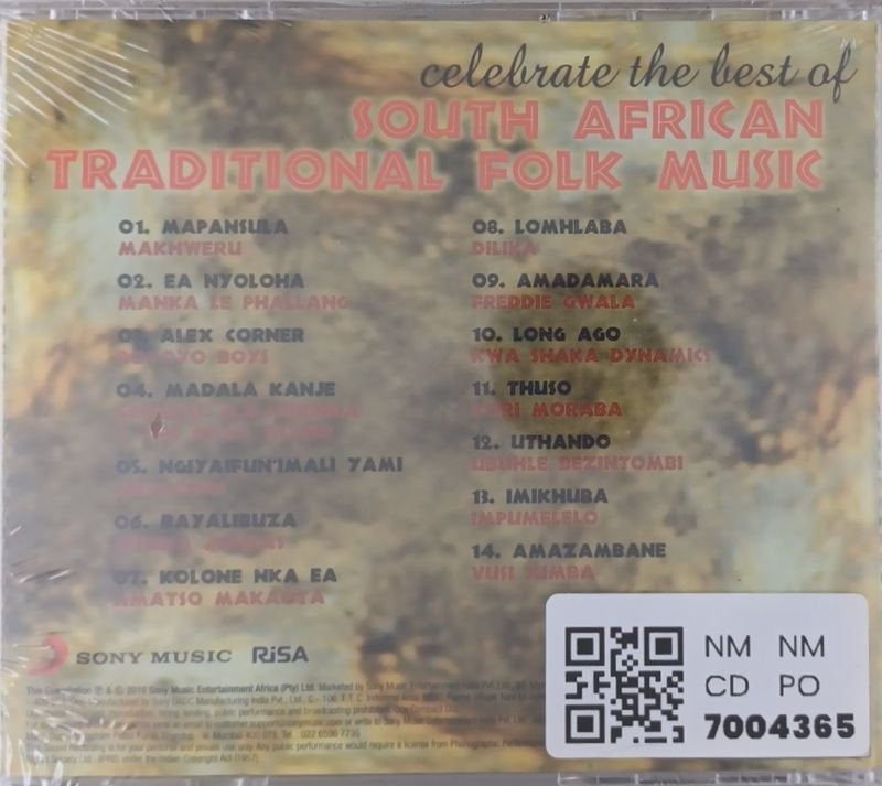 Various - Celebrate the Best of South African Traditional Folk Music (CD)