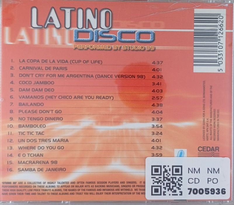 Studio 99 - Latino Disco (CD)