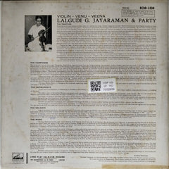 Lalgudi G. Jayaraman & Party - Violin Venu Veena (Vinyl)