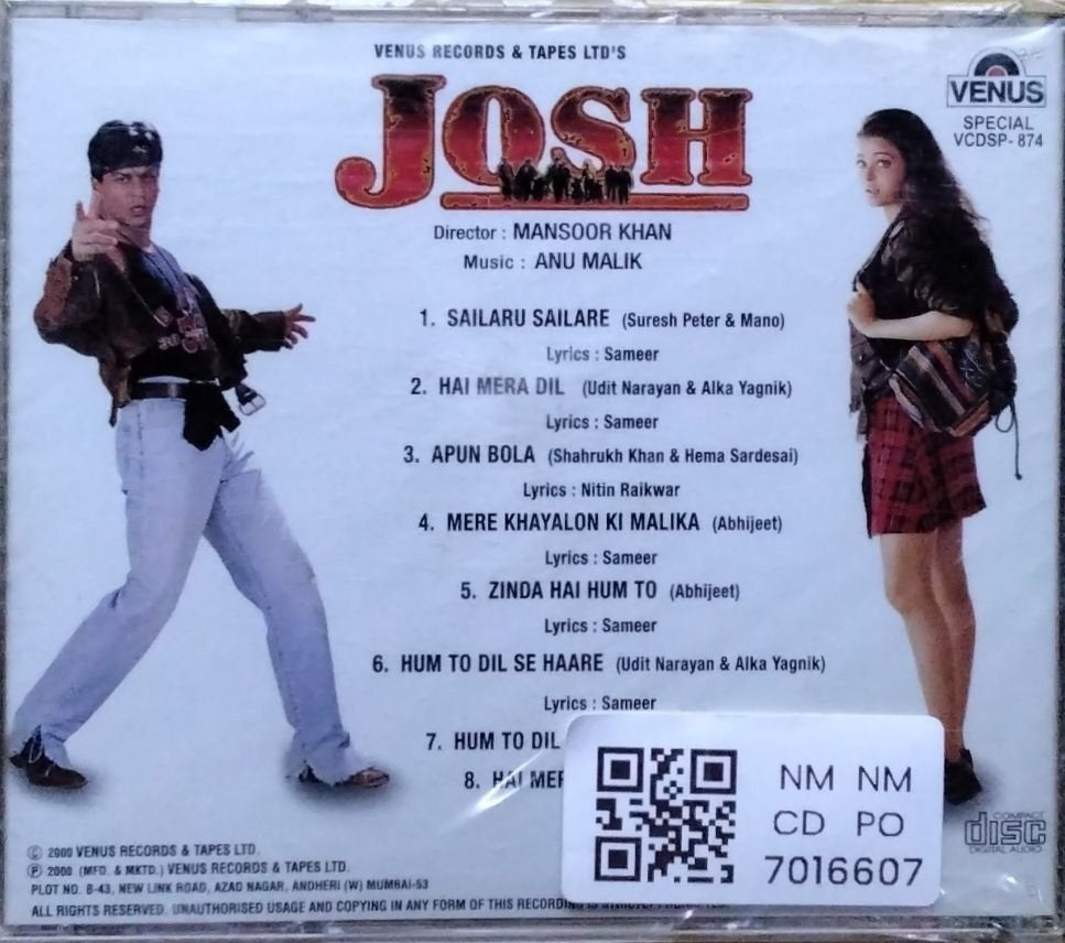 Anu Malik - Josh (CD)