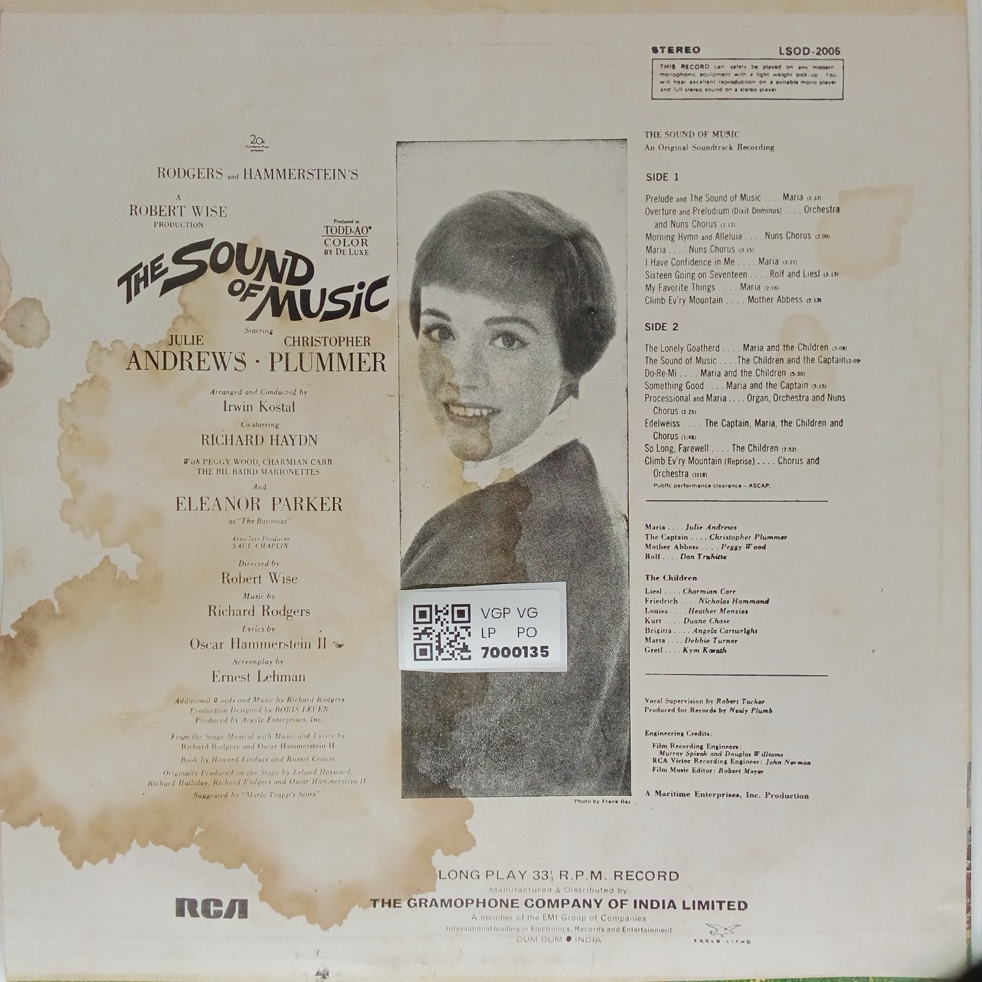 Rodgers and Hammerstein - The Sound of Music (Vinyl)